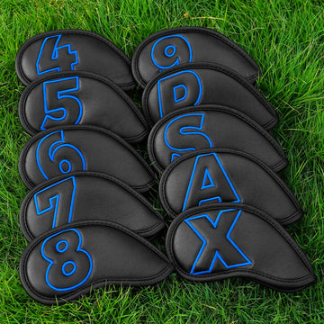 Dark Blue Iron Covers10pcs£¨4-9,P,A,S,X£© Head Cover